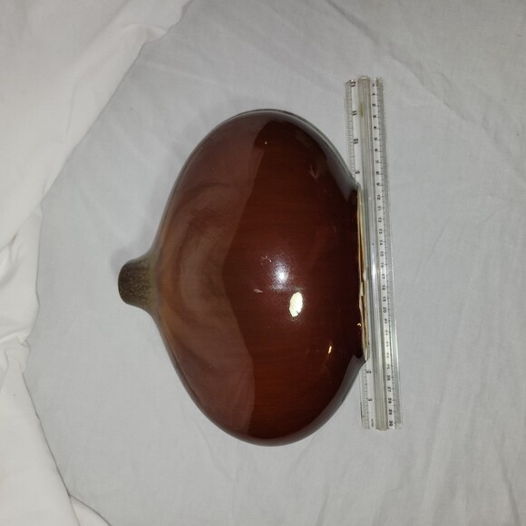 Vintage Brown Ceramic Vase 1960s - Picture 3 of 8